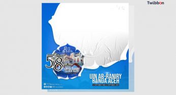 Twibbon Dies Natalis UIN AR-RANIRY ke 58