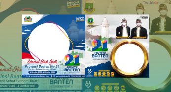 Twibbon HUT Hari Jadi Provinsi Banten ke 21