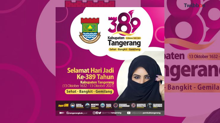 Twibbon Hari Jadi Ke-389 Tahun Kabupaten Tangerang