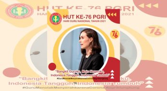 Twibbon HUT PGRI ke 76 Tahun 2021