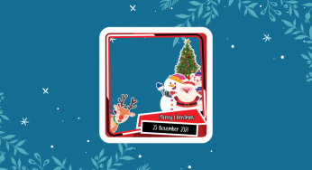 Twibbon Merry Christmas Bingkai dan Poster Natal Gratis di Twibbonize