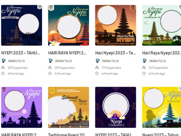 Twibbon dan Ucapan Hari Raya Nyepi -  Tahun Baru Saka 1945