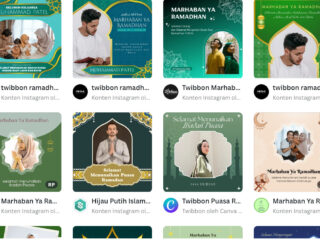 Cara Desain Sendiri Ucapan Ramadhan 2023 dengan Canva